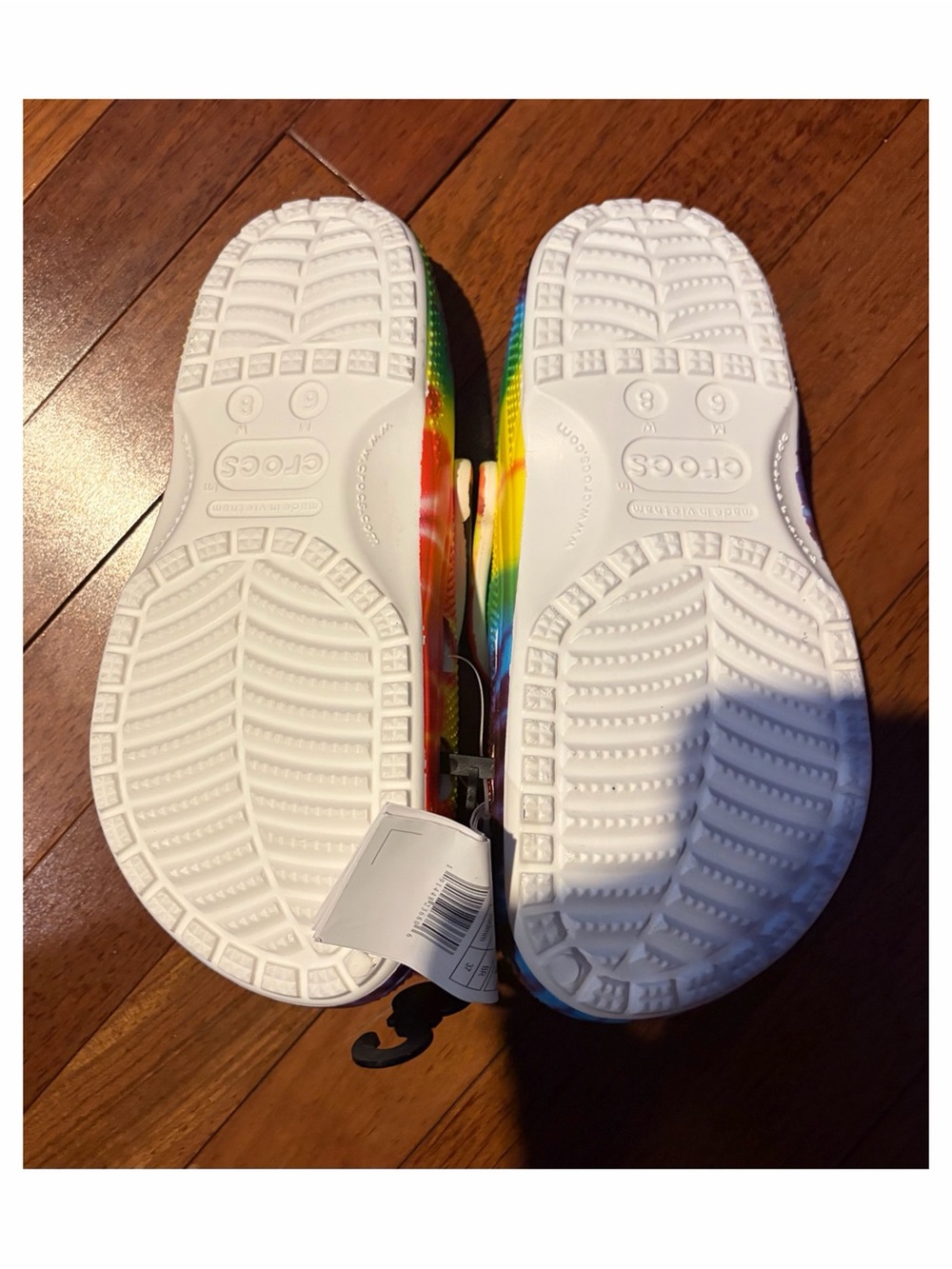 Women or Men Croc Shoes - Rainbow - Picture 4 of 4